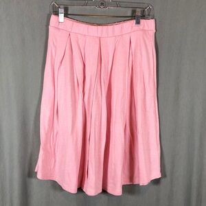 Lularoe Madison Pleated Skirt w/Pockets - Pale Pink - Sz M
